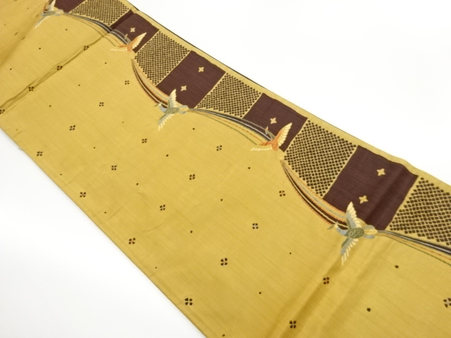 JAPANESE FUKURO OBI / WOVEN PHOENIX